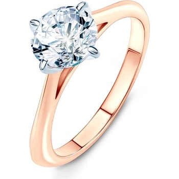 SAVICKI Годежен пръстен The Light: двуцветно злато, диамант