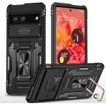 Google Pixel 9 Pro / Pixel 9 Удароустойчив Ring Holder Калъф и Протектор