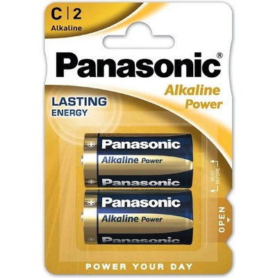 Panasonic LR14APB/2BP 1, 5V C алкална батерия за бебета с дълъг живот 2 бр. в опаковка LR14APB-2BP (LR14APB/2BP)