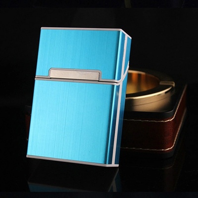 LUDOVKA PRIVATE Puzdro na cigarety LUXURY modré
