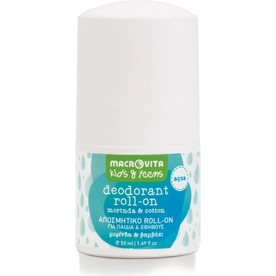 Macrovita Deodorant roll-on kids & teens aqua - Dezodorant pre deti a teenagerov 50 ml