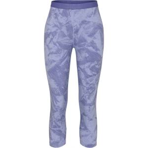 Stoic Дамско мериносово термобельо Stoic Women's MerinoMesh150 SadjemSt. 3/4 Pants Merino base layer - Blue Bell Purple AOP - размер XXS (115-2301-0411)
