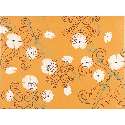 Guzzini Подложка за чинии Fusion на цветя 33 x 44 см кехлибарена (127902151)