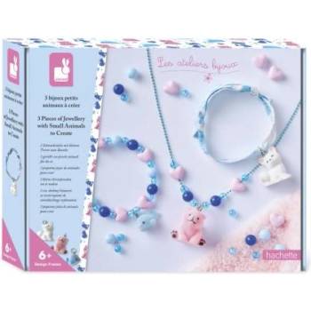 Janod Atelier Комплект за изработка на бижута с малки животни 3 бр
