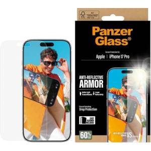 Panzer Стъклен протектор PanzerGlass - Anti-Reflective Armor, iPhone 17 Pro, прозрачен (5715685026737)
