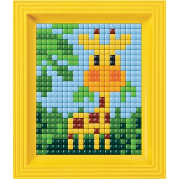 Image 1 of Pixelhobby Мозайка с рамка и пиксели XL, Pixelhobby - Жираф (12019)
