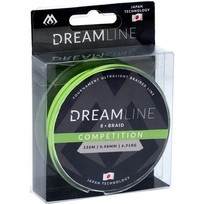 Mikado šnúra Dreamline Competition Fluo Green 150m 0,10mm 8,73kg