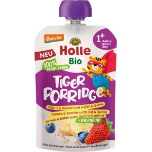 Holle Био пюре Holle - Пауч с банан, горски плодове, овесени ядки и киноа, 110 g (BB210703) - baby