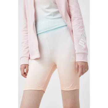 Puma Gloaming AOP dámské funkční kraťasy modro-růžové
