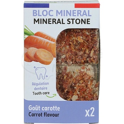 Zolux Nutrimeal Minerální kámen Mrkev 2 x 100 g – Zboží Dáma