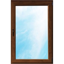 Solid Elements Standard Plastové okno OS 1, P, 60 × 90 cm, dvojsklo, 4 komory, pravé, dub zlatý, W2VNBCZTK2.0010