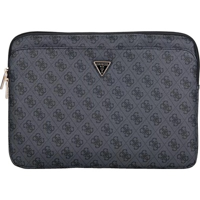 Guess Bag Sleeve 14" 4G Zipper Pocket Triangle Logo black GUCS14ZP4DPTK