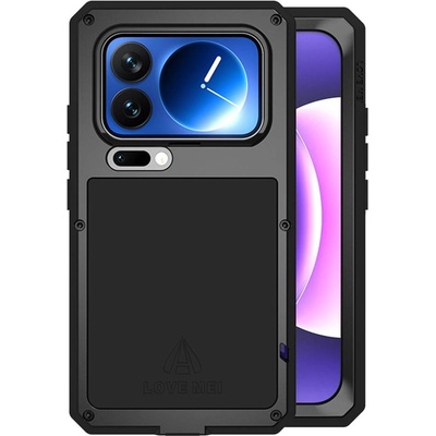 Xiaomi LOVE MEI Защитен Калъф за Xiaomi 17 Pro - Метал+Силикон, С винт, Стъкло, 6 цвята
