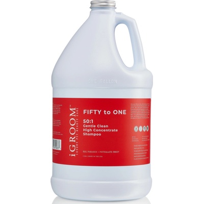 iGroom jemný čistící šampon 50:1 3,8 l