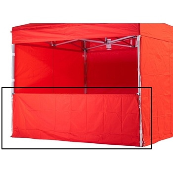 TENTino Polobočnice Půlstěna 4,5 metru BIG HEXAGON/BH EXTREME/PVC/GABLED, 10B SVĚTLE HNĚDÁ