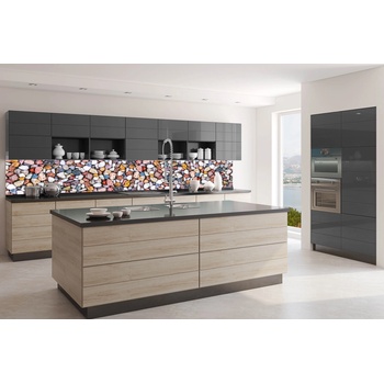 DIMEX ART s. r. o Фототапет за кухня - цветни камъчета 350 x 60 см