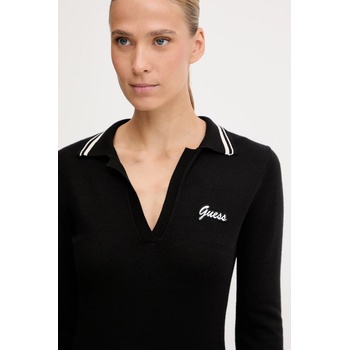 GUESS Рокля Guess LAVINIA в черно дълга със стандартна кройка V5BK06 Z0572 (V5BK06.Z0572)