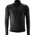Gonso Мъжка фланелка с дълъг ръкав за колоездене Gonso Crissolo L/S Half Zip Cycling jersey - Black - размер 3XL (056-2953-0116)