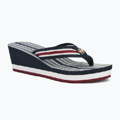 Дамски джапанки Tommy Hilfiger Im Platform Beach Sandal rwb