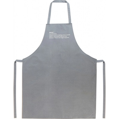 GUSTA Zástěra tmavě šedá