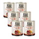 WILD FARM PURE MONO - говеждо с тиква и киноа 6x800 г - монопротеинова храна за кучета