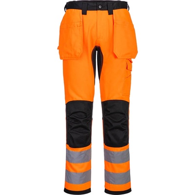 Portwest wx2 eco hi-vis cd889 / Панталон с отразяващи еко джобове - hv Оранжев/Черен uk 36/eu 52 (cd889obr36)
