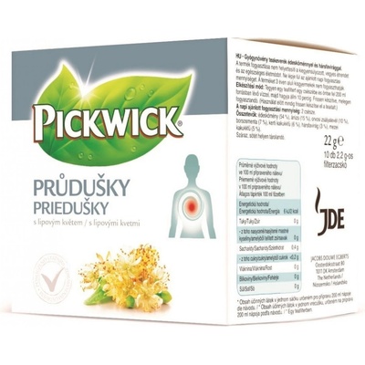 Pickwick bylinný čaj průdušky 10 x 2,2 g