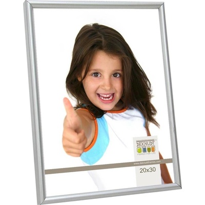 Deknudt S011D1 20x30 vyměnitelný fotorámeček Formát papíru: 20 x 30 cm stříbrná – Zbozi.Blesk.cz