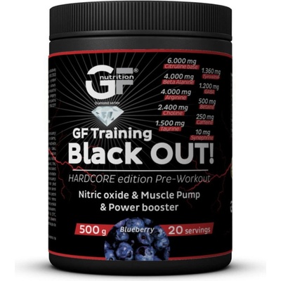 GF nutrition GF Training Black OUT 500 g