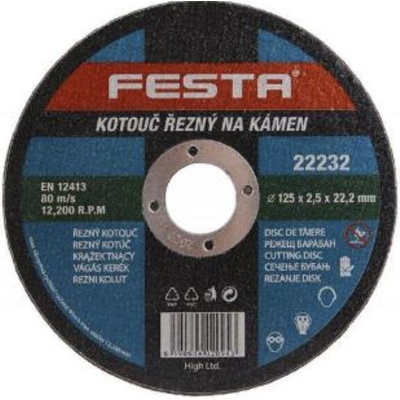 Festa Kotouč řezný 125 x 2,5 x 22,2 mm 22232