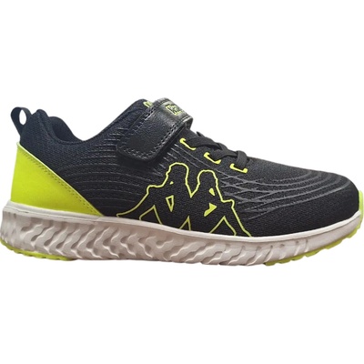 Kappa 95K0043004 detské tenisky black lime