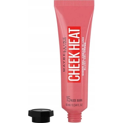 Maybelline Face Studio Cheek Heat krémová lícenka 15 Nude Burn 10 ml