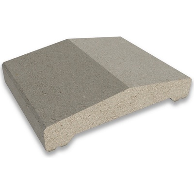 CS-BETON Stříška plotová štípaná CS Blok 20 šedá 230×300×70 mm