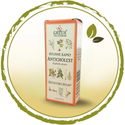 Grešík Valdemar Anticholest bylinné kvapky 50 ml