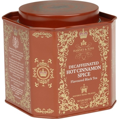 Harney and Sons čaj Hot Cinnamon Spice bez kofeinu pyramidky 30 ks