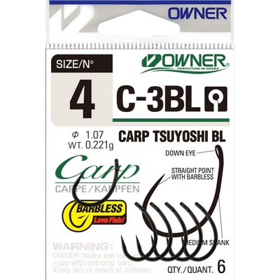 OWNER C-3BL Tsuyoshi Carp veľ.2 5ks