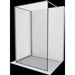 Mexen Kioto душ параван Walk-in 120 x 80 cm, черна рамка, четкана мед - 800-120-212-65-70-080 (800-120-212-65-70-080)
