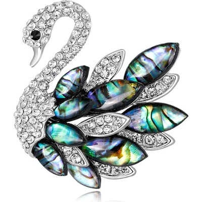 Amparo Miranda Brošňa Labuť Perleť AR214