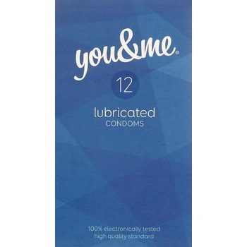 You&Me lubricated condoms 12 ks
