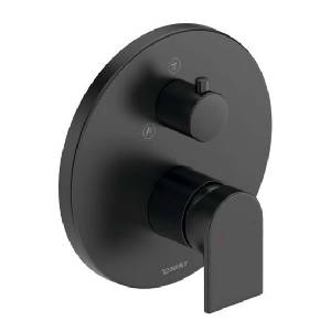 Duravit Tulum - Душ миксер за скрит монтаж, за 2 изхода, матово черен TU4210012046 (TU4210012046)