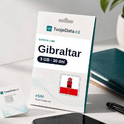 eSIM Gibraltar 3 GB / 29 dní