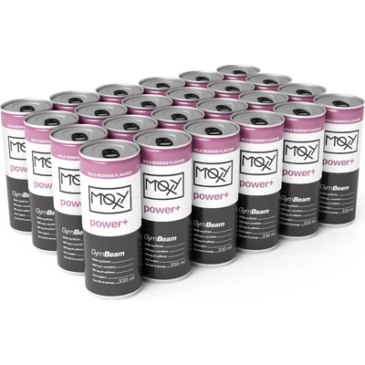 GymBeam MOXY Power+ Energy Drink 330 ml горски плодове