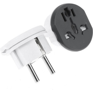 Techsuit Преходник за електрическата мрежа от US/UK към BG стандарт - Techsuit Travel Adapter German Standard Design C529 (бял) (C529 (KF2331893))