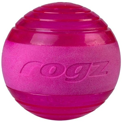Rogz Squeekz loptička ružová 6,4 cm