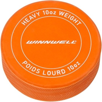 Winnwell Hokejový puk oranžový ťažký s logom