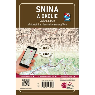 VKÚ Harmanec Porovnávacia mapa Snina a okolie - Kedysi a dnes (s aplikáciou CBS Map Explorer)