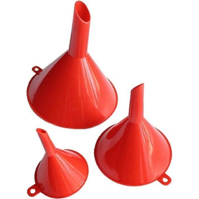 STREND PRO Nálevka plastová ( trychtýř ), sada 3ks, průměr 8, 12, 16cm