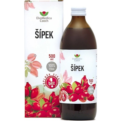 EkoMedica Czech Šípek - 100% šťáva ze šípku 0,5 l