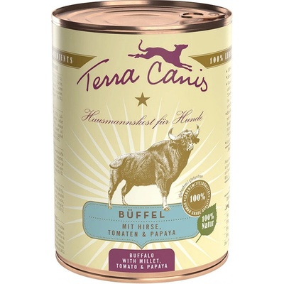 Terra Canis buvol s jáhlami 6 x 400 g