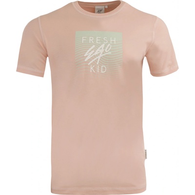 Fresh Eko Kid Warp Logo Tee Peach